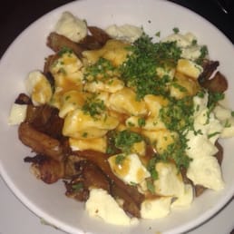 Classic poutine-the curd cheese is not like back home tho