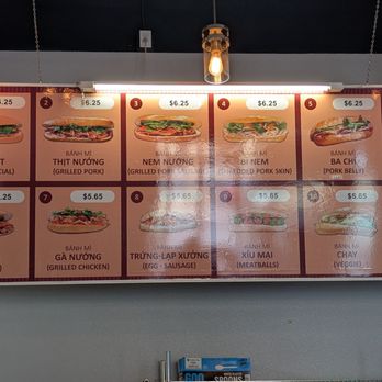 Dan Han - Banh mi menu - Vietnamese Near Me - Las Vegas, Nevada