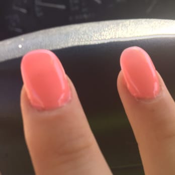 Circle City Nails - Circle Nails AFTER they "fixed them" - Nail Salons Near Me - Corona, California