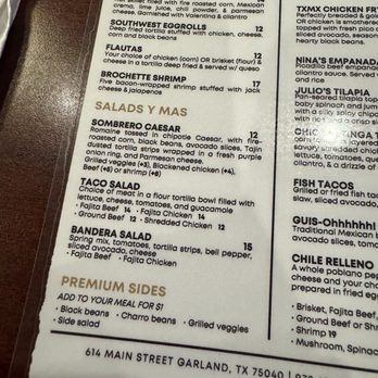 Dos Banderas - Menu - Tex-Mex Near Me - Garland, Texas Dos Banderas - Menu - Tex-Mex Near Me - Garland, Texas