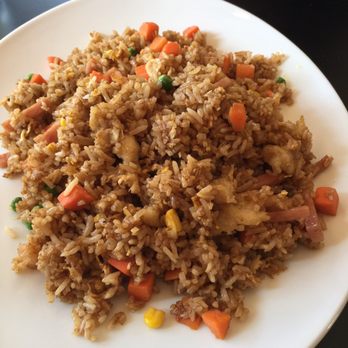 China House Restaurant - Fried rice with ham, chicken and shrimps - Seafood Near Me - Ringsaker China House Restaurant - Fried rice with ham, chicken and shrimps - Seafood Near Me - Ringsaker