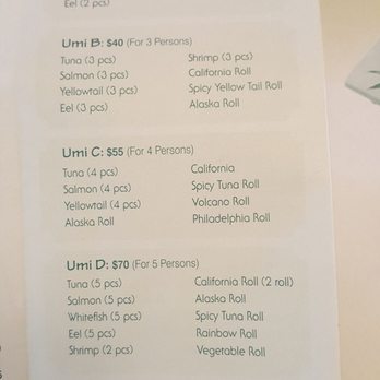 Umi Sushi - Take out menu - Japanese Near Me - Fresh Meadows, New York