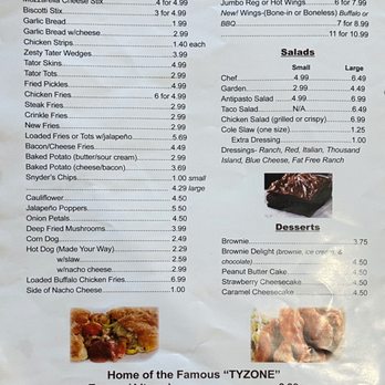 Tyler's Pizza - a menu for a restaurant - Pizza Near Me - Olive Hill, Kentucky Tyler's Pizza - a menu for a restaurant - Pizza Near Me - Olive Hill, Kentucky