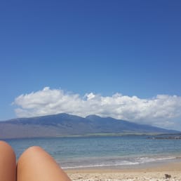 At the beach