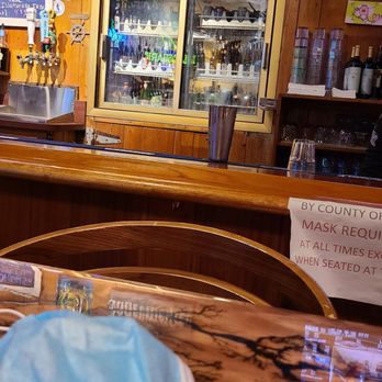Islamorada Shrimp Shack - Bar and a mask - Seafood Near Me - Islamorada, Florida