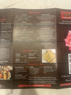 Menu photo 1 Dalia's Fairport, NY