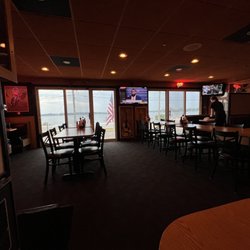 Whitmore Lake Tavern - Looking out across lace from one of the booths
