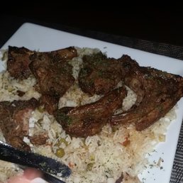 Lamb Chops; yummy, really good meat and grilled prefectly