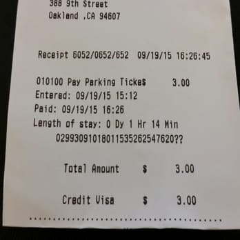 Pacific Renaissance Plaza Parking - Receipt - Parking Near Me - Oakland, California Pacific Renaissance Plaza Parking - Receipt - Parking Near Me - Oakland, California