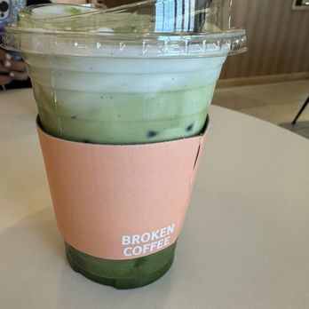 Broken Coffee - Fort Apache - Broken cream matcha latte - Coffee & Tea Near Me - Las Vegas, Nevada