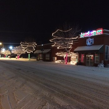 Nadine's Mexican Kitchen - Downtown Rathdrum decked out in Christmas lights and snow. - Mexican Near Me - Rathdrum, Idaho Nadine's Mexican Kitchen - Downtown Rathdrum decked out in Christmas lights and snow. - Mexican Near Me - Rathdrum, Idaho