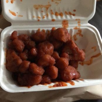 Rollin’ Pizza - Fried cauliflower (one pound).  I asked for light sauce, otherwise you will end up with lots! - Pizza Near Me - St. Catharines, Ontario