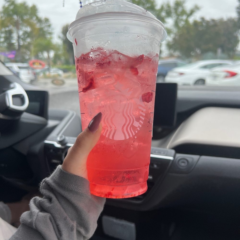 Starbucks - I'm a bit upset! There's barely any strawberries. Maybe you guys were low today, but please don't cheap your customers:(( - Coffee & Tea Near Me - Anaheim, California