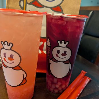 Mixue - Peach oolong and grape with taro balls - Ice Cream & Frozen Yogurt Near Me - Sunnyvale, California