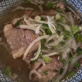 District Saigon - wood & herbed smoked brisket pho: yummm - Vietnamese Near Me - Astoria, New York