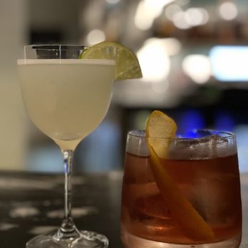 Paseo - Left--zero proof gimlet Right--zero proof Negroni - Mediterranean Near Me - Louisville, Kentucky Paseo - Left--zero proof gimlet Right--zero proof Negroni - Mediterranean Near Me - Louisville, Kentucky