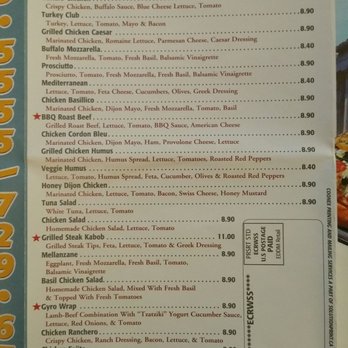 Andrea's Pizza - Menu page 6 - March 2019 - Pizza Near Me - Winchester, Massachusetts