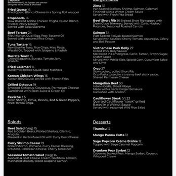 Fabrika Fishtown - Dinner menu - Dinner Theater Near Me - Philadelphia, Pennsylvania