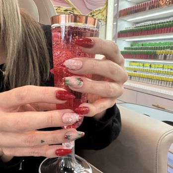 Blush Nails and Bar - Winterberry Mimosa with a fresh set - Nail Salons Near Me - Aurora, Colorado Blush Nails and Bar - Winterberry Mimosa with a fresh set - Nail Salons Near Me - Aurora, Colorado