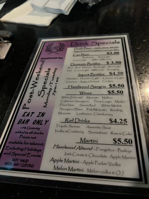 Menu photo 6 Hazelwood Inn Baltimore, MD