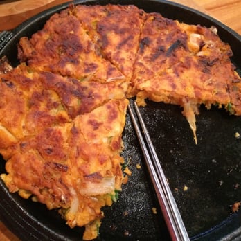 Koreatown - Deep dish kimchee pancake. - Korean Near Me - Mesa, Arizona