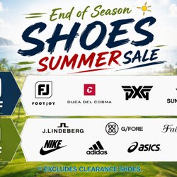 END OF SEASON SHOES SUMMER SALE!