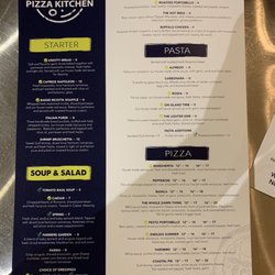 Menu is one sided as of opening