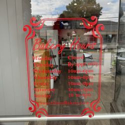 Sweet Siren Bakery - Hours
