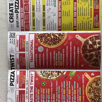 Pizza Twist - Menu2 - Pizza Near Me - Newbury Park, California