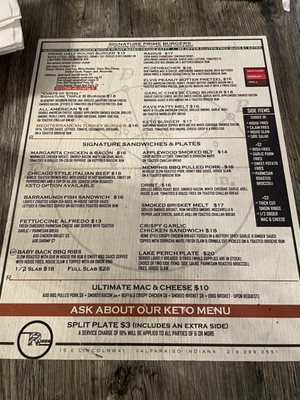 Menu photo 2 Radius Valparaiso, IN