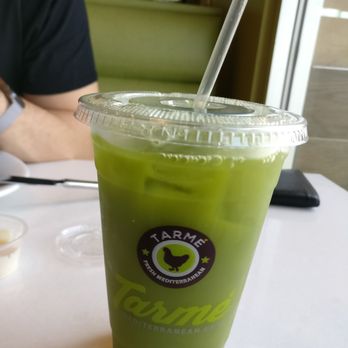 Tarme Mediterranean Grill - KALE JUICE!!! Trust me, even if you hate veggies, you'll like it. - Mediterranean Near Me - Glendale, California Tarme Mediterranean Grill - KALE JUICE!!! Trust me, even if you hate veggies, you'll like it. - Mediterranean Near Me - Glendale, California