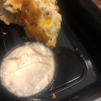 Manhattan Beach Post - Inside of the Bacon Cheddar Buttermilk Biscuits - New American Near Me - Manhattan Beach, California