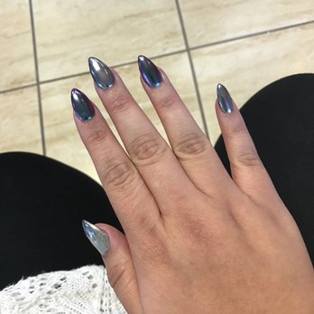 Golden Nails - Chrome colors with silver (2) and purple (4). Love the color and the girl who did my nails Dani she get everything you want. - Nail Salons Near Me - Honolulu, Hawaii Golden Nails - Chrome colors with silver (2) and purple (4). Love the color and the girl who did my nails Dani she get everything you want. - Nail Salons Near Me - Honolulu, Hawaii