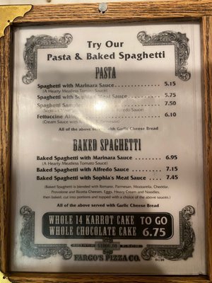 Menu photo 5 Fargo's Pizza Colorado Springs, CO