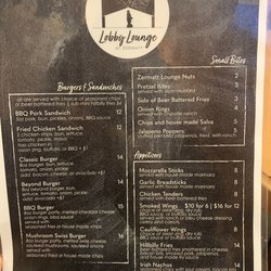 the Pub at Zermatt - Menu will be changed to remove the wings and hopefully add the flat bread pizzas!