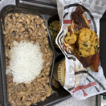 Chicken’s Kitchen - black eyed beans and rice, stuffed fish - Soul Food Near Me - Harvey, Louisiana