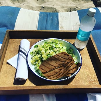 Soho Beach House - Maroulosata salad with a side of lamb gyro meat - Resorts Near Me - Miami Beach, Florida