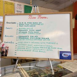 New menu items