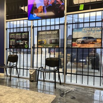 Shark Tint - Waiting area - Car Window Tinting Near Me - Houston, Texas