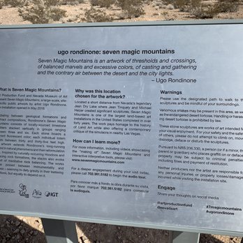 Seven Magic Mountains - Public Art Near Me - Las Vegas, Nevada