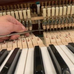 Jeffrey James Piano Services - Doing some quick regulation