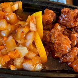 Dragon Phoenix - tasty, but hardly any shrimp on the shrimp side