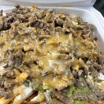 Don Jilberto's Mexican Food - A la carte carne asada fries with guacamole, sour cream and cheese. - Mexican Near Me - Spring Valley, California Don Jilberto's Mexican Food - A la carte carne asada fries with guacamole, sour cream and cheese. - Mexican Near Me - Spring Valley, California