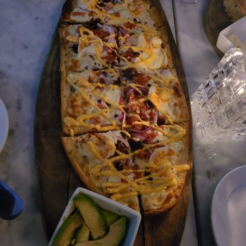 J Theodore - Spicy shrimp and bacon flat bread - New American Near Me - Frisco, Texas J Theodore - Spicy shrimp and bacon flat bread - New American Near Me - Frisco, Texas