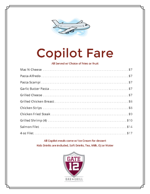 Menu photo 5 Gate 12 Bar & Grill College Station, TX Menu photo 5 Gate 12 Bar & Grill College Station, TX
