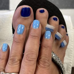 Manicure and pedicure. Manicure and pedicure.