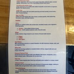 Makai Kava Bar and Grille - Food menu