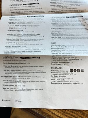 Menu photo 5 The Old Spaghetti Factory New Westminster, BC Menu photo 5 The Old Spaghetti Factory New Westminster, BC