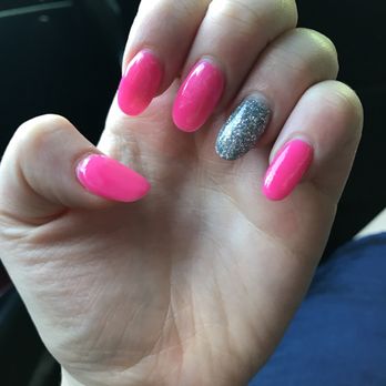 Nails 4 You - Acrylic tips with dipping powder. $40 - Nail Salons Near Me - Hilton Head Island, South Carolina