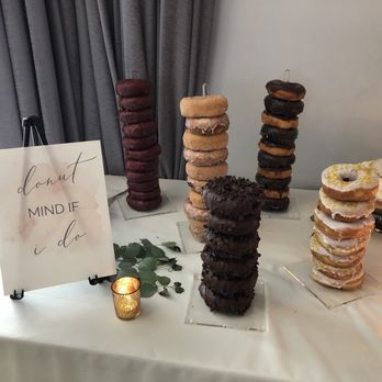 Ridge Donut Cafe - Wedding donut display! - Donuts Near Me - Rochester, New York Ridge Donut Cafe - Wedding donut display! - Donuts Near Me - Rochester, New York